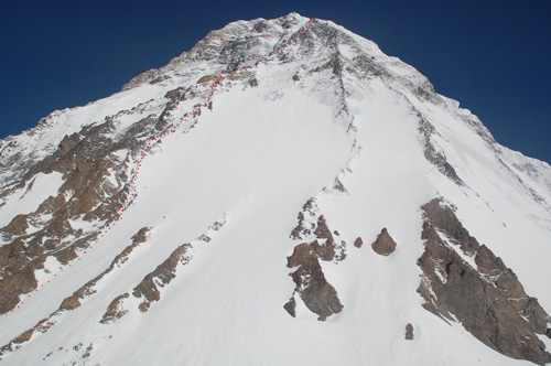 Der K2. Mit freundlicher Genehmigung von Jochen Hemmleb. Der K2. Mit freundlicher Genehmigung von Jochen Hemmleb.